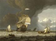 unknow artist Ships at the mouth of the Schelde china oil painting artist